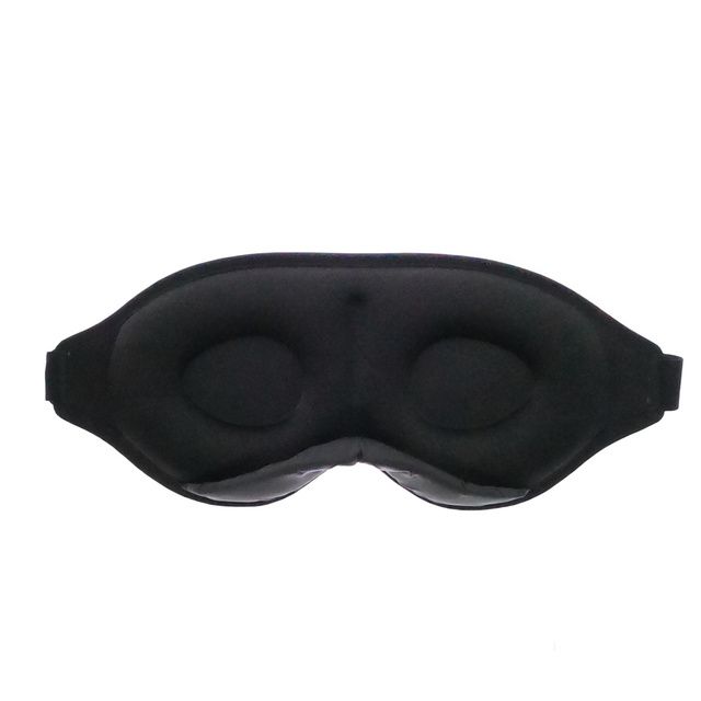 Masque de sommeil en mousse à mémoire de forme 3D en soie, patchs pour les yeux doux, confort, design tridimensionnel, masque de sommeil pour le visage, pare-yeux respirant pour femmes et hommes_voghion.com
