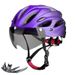 Bicycle Mountain Off-road Outdoor Riding Magnetic Visor Helmet With Light_voghion.com