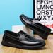 2025 Business Casual Shoes Men's Summer Leather Soft Sole Wear-resistant Odor-resistant Loafers_voghion.com