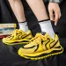 Yellow Chunky Sneakers Men Trendy Versatile Designer Shoes Man 2025 Breathable Comfy Men's Casual Sneakers_voghion.com
