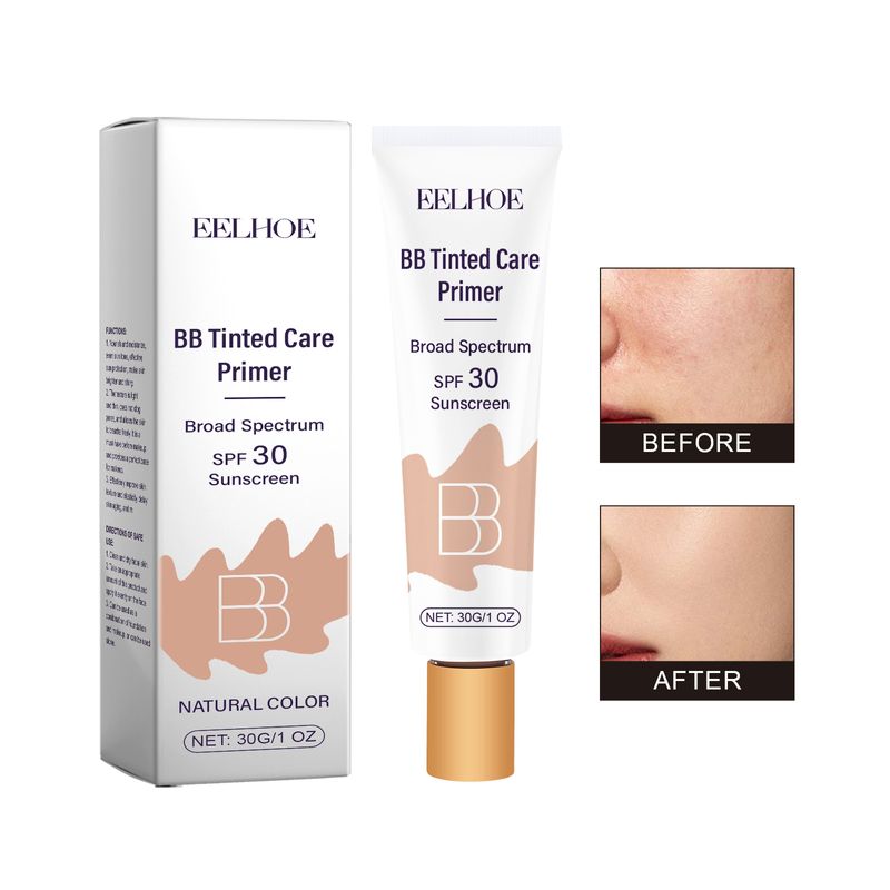 La série de crèmes BB protectrices EELHOE couvre les imperfections du maquillage du visage, hydrate et nourrit la peau. Crème protectrice végétalienne quotidienne_voghion.com