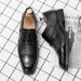 Plus Size 2021 Sommer-Gentleman-Business-Formal-Schuhe im europäischen Stil mit spitzer Zehenpartie und lässigem Slip-On-Leder für Herren_voghion.com