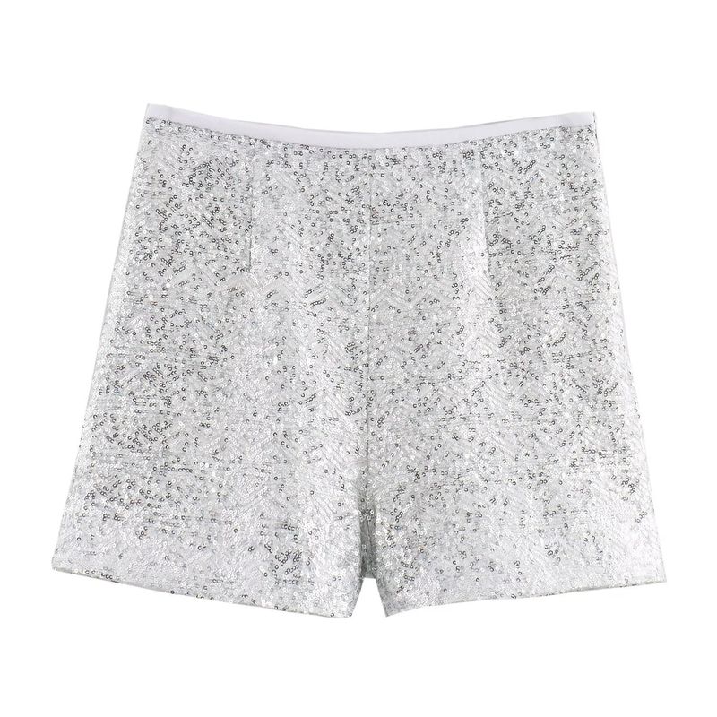 Damenbekleidung 2024 Sommer neues perlenverziertes Anzugjacke-Shorts-Set_voghion.com