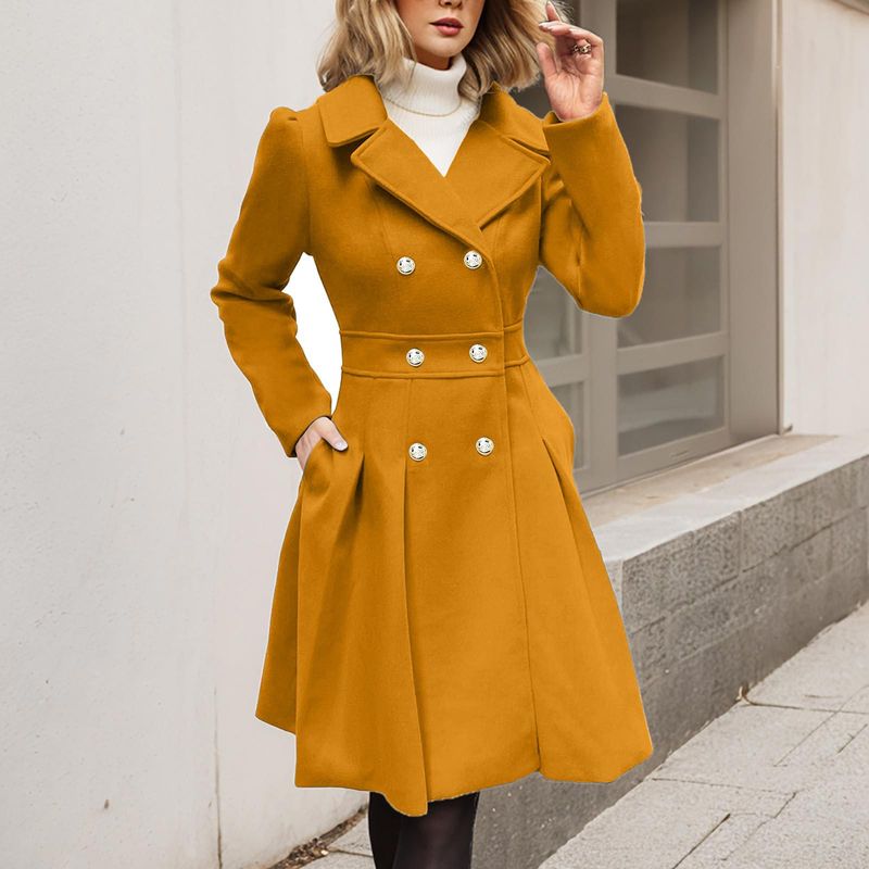 Abbigliamento donna moda cappotto di lana cappotto da donna_voghion.com