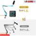 5 Core Mic Arm Adjustable Boom Microphone Stand Desk Mount Heavy Duty Brazo Para Microfono for Condenser Dynamic Mics - MS ARM BLU_voghion.com