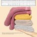 Wool socks Women's mid-tube socks with extra thick fleece warm loop socks Extra thick men's cotton socks wool_voghion.com