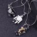 Collana con ciondolo a forma di robot in acciaio al titanio, stile giapponese e hip hop, alla moda, con catena per maglione._voghion.com