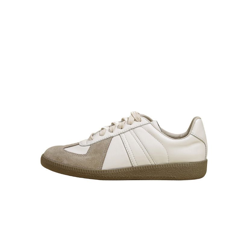 Pinyin De Training coreano Punta tonda Con lacci Forrest Gump Sport Versatile Primavera e autunno Casual Suola piatta Genuino_voghion.com