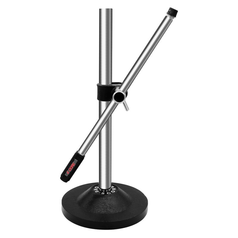 5Core Desktop Mic Stand Universal Desk Microphone Holder Table Top Round Base Stands - MS RBS CH IN_voghion.com