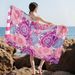 Double Sided Printing Velvet Beach Towel Sunscreen Quick Drying Towel Convenient Outdoor Bath Towel_voghion.com