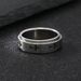 Titanium ring for men's fashionable and versatile cross ring, stainless steel jewelry bracelet_voghion.com