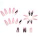 Nails Art Long Black Butterfly Mature Elegant Ballet Nail Manicure Wear Nail Wholesale Nail Patch_voghion.com