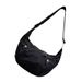 Lu Same Style Crossbody Horn Double-Sided Large Capacity Soft Lightweight Shoulder Niche Casual Versatile Crescent Bag_voghion.com
