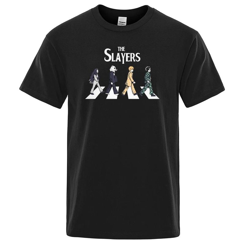 Japanische Anime-Oberteile für Männer, lustige Haruku-Streetwear, kurzärmelige Cartoons, Dämonentöter-T-Shirts für Männer, Baumwolle, hohe Qualität_voghion.com
