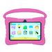 "Tablet infantil de 7 polegadas com 1 GB de RAM, 16 GB de armazenamento, Wi-Fi, Android, processador quad-core MTK, câmera dupla, Bluetooth, tela IPS, capa resistente a impactos em ABS, caneta stylus e brinquedo de brinde (azul/rosa)"_voghion.com