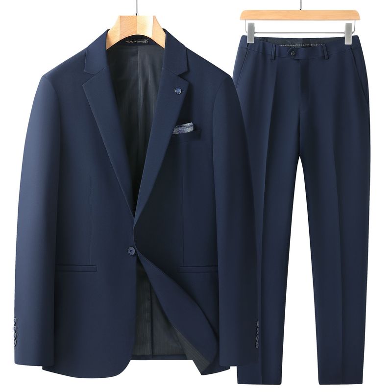 CT Plus Size Brother Spring And Autumn New Men's Extra Large Casual Set Business Two-Piece Suit_voghion.com