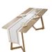 Tovaglia lunga - Runner da tavolo rustico in poliestere per sala da pranzo e credenza (set da 2)_voghion.com