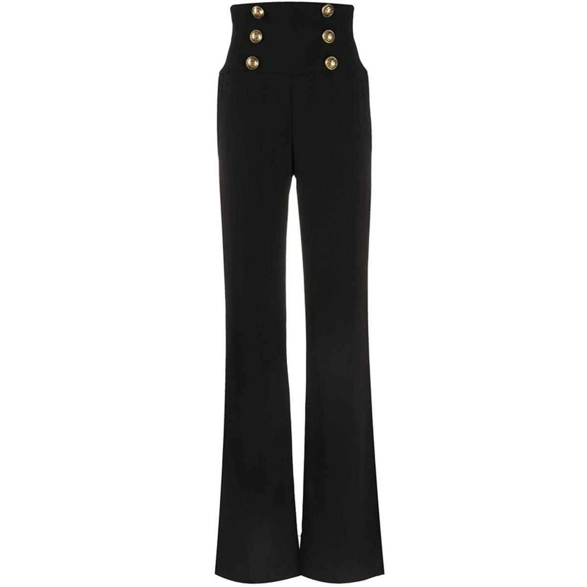 Women's Clothing Heavy iron drill vest black wide-leg pants temperament commuter high-waisted flared pants_voghion.com