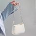 White Underarm Bag Baguette Bag Summer Niche Design Messenger Bag New bag women's single shoulder small chain bag_voghion.com