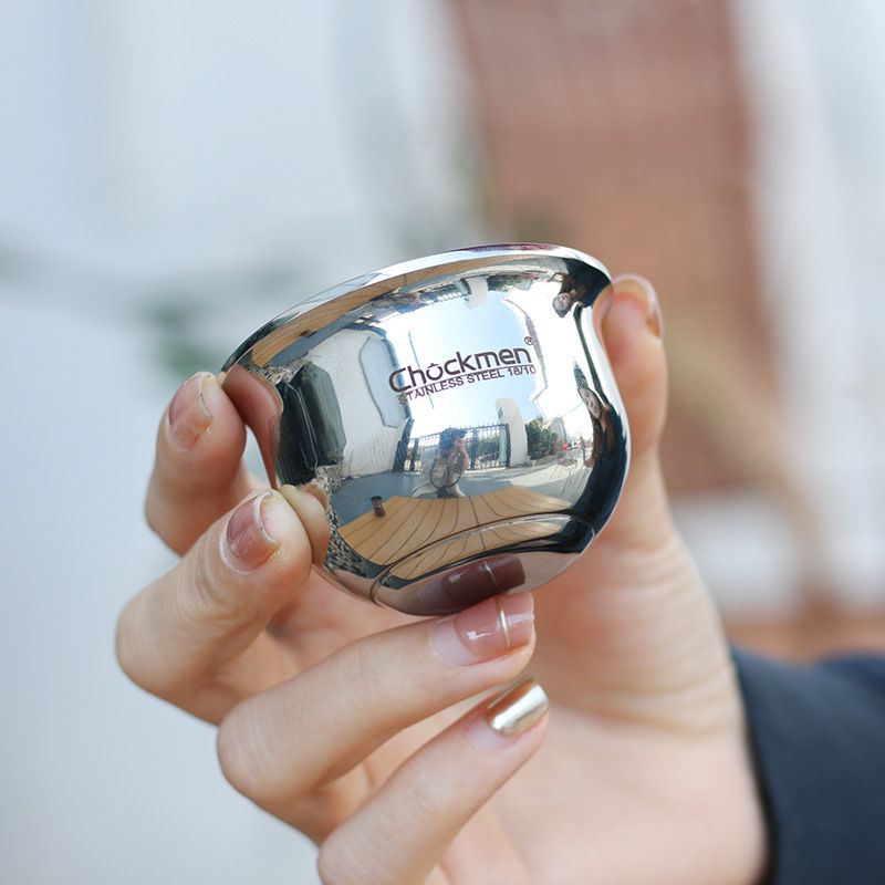 Solid 316 Stainless Steel Small Wine Mini 0.1kg Liquor Shot Glass Tea Cup_voghion.com