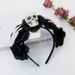 Gioielli di Halloween Gioielli in maschera Gioielli terrificanti Halloween Stile gotico Teschio Mano Rosa nera Scaldacollo horror Cosplay Festa in maschera Testa_voghion.com