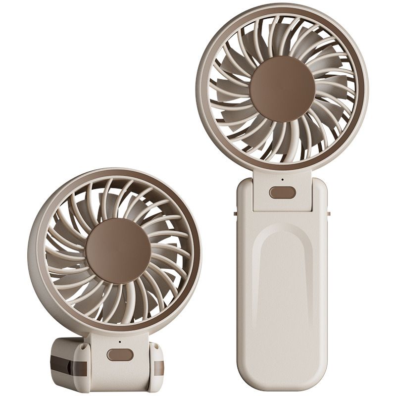 Handheld Portable Mini Rechargeable Silent Dormitory Office Desktop Small Fan USB Foldable Outdoor_voghion.com