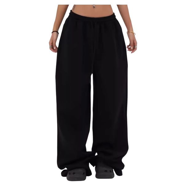 Damen-Streetdance-Jogginghose – Hochgeschnittene, gerade geschnittene Jogginghose aus weichem, dehnbarem Polyester (verschiedene Farben)_voghion.com