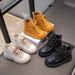 Children's 2024 Spring and Autumn New Girls' Martin Boys' Shoes British Style Short Baby Boots_voghion.com