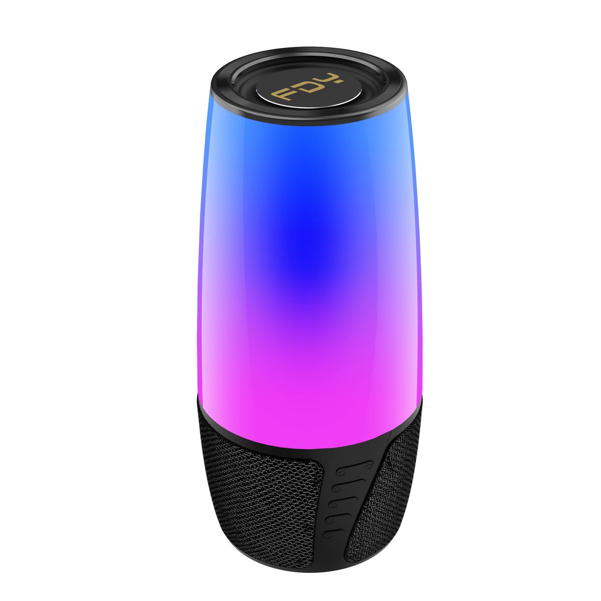 E-commerce Hot-Selling RGB Colorful Bluetooth Atmosphere Light Portable Wireless Speaker Subwoofer New Private Model_voghion.com