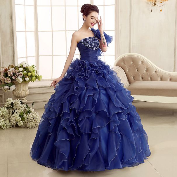 Robe de bal élégante en tulle pour femme, idéale pour un mariage, une représentation sur scène ou une occasion spéciale – Jupe princesse moelleuse avec détails à lacets_voghion.com