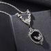 Qianbihe Collana con ciondolo vintage Collana con pipistrello di Halloween gotico squisito per feste-nera_voghion.com