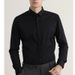 Herren Slim Fit Stretch Langarmhemd – Knitterfreies, atmungsaktives und feuchtigkeitsableitendes Business-Casual-Hemd mit Logo-Stickerei_voghion.com
