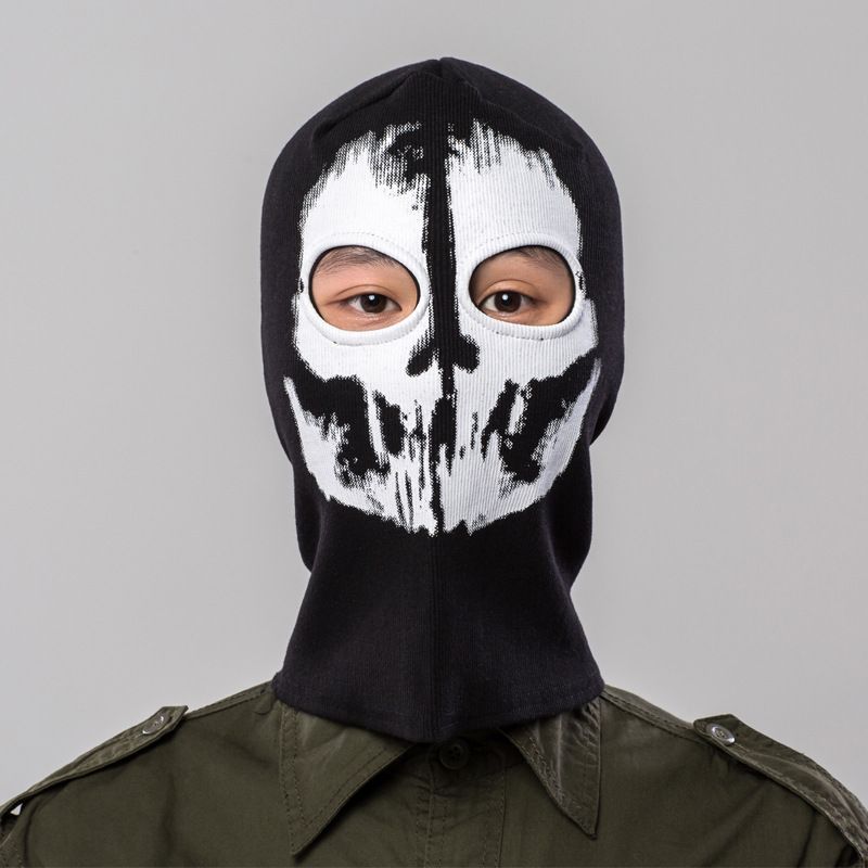 Glow-in-the-Dark Riding Call Of Duty Skull CS Headgear Deadpool Merchandise Warm Mask Funny Halloween_voghion.com