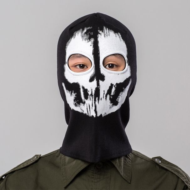Glow-in-the-Dark Riding Call Of Duty Skull CS Headgear Deadpool Merchandise Warm Mask Funny Halloween_voghion.com