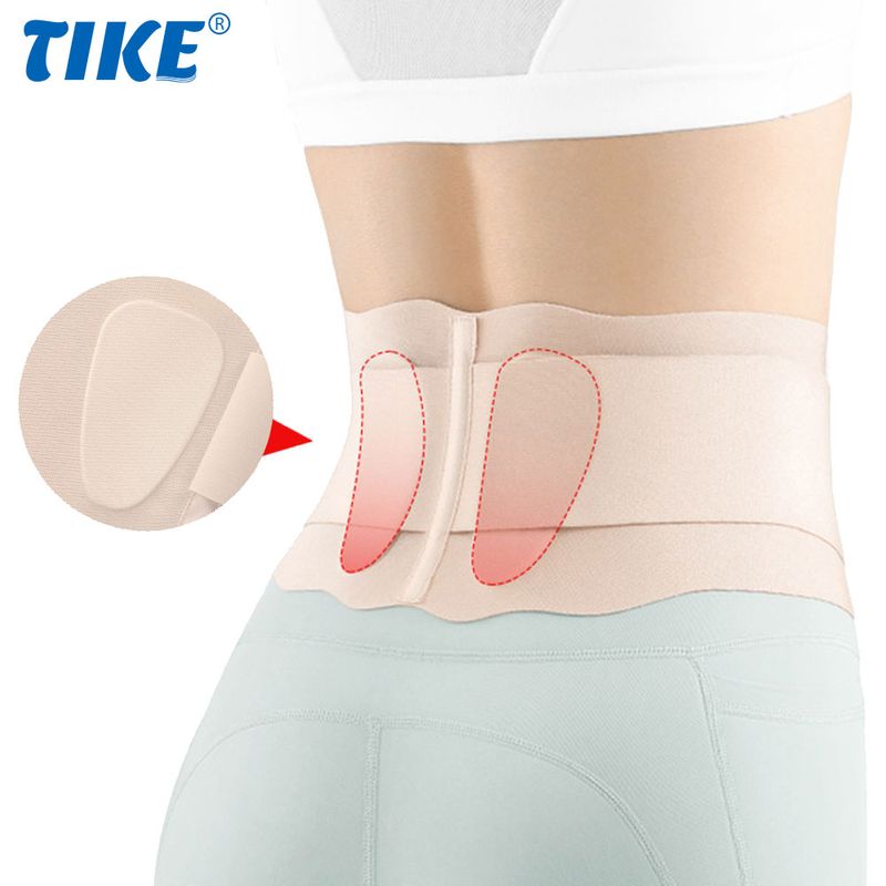 Cintura di supporto lombare traspirante per sciatica, scoliosi, ernia del disco, unisex, per alleviare il dolore alla parte bassa della schiena_voghion.com
