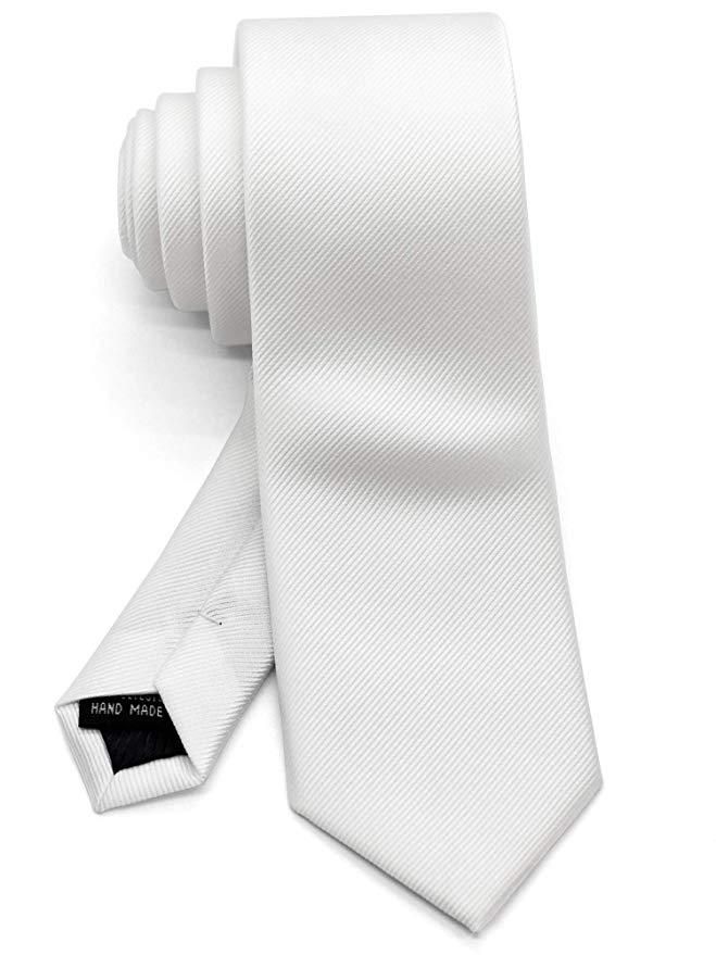 Unisex gestreepte stropdas 6 cm polyester garengeverfde jacquard smalle pijl donker gestreepte stropdas voor heren_voghion.com