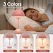 Lampe pot de fleurs champignon - Lampe tactile rechargeable à intensité variable, jolie veilleuse à piles pour chambre d'enfant et utilisation intérieure/extérieure_voghion.com