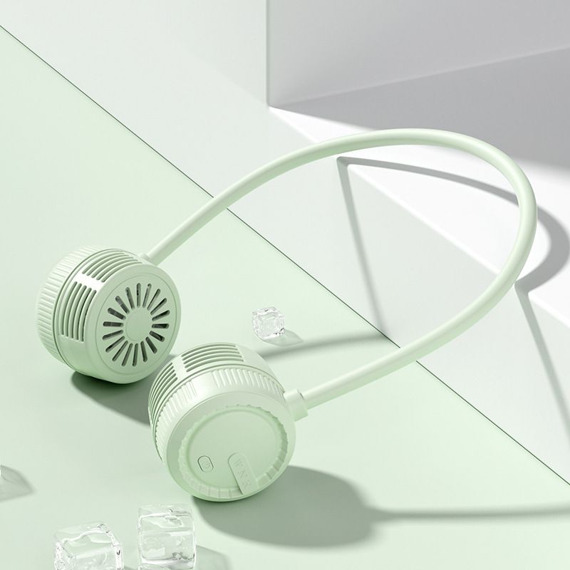 Hanging Portable USB Small Hanging Neck Electric Fan Charging Silent Mini_voghion.com