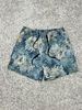 Men's Clothing Blue And White Flower Pattern Drawstring Shorts_voghion.com