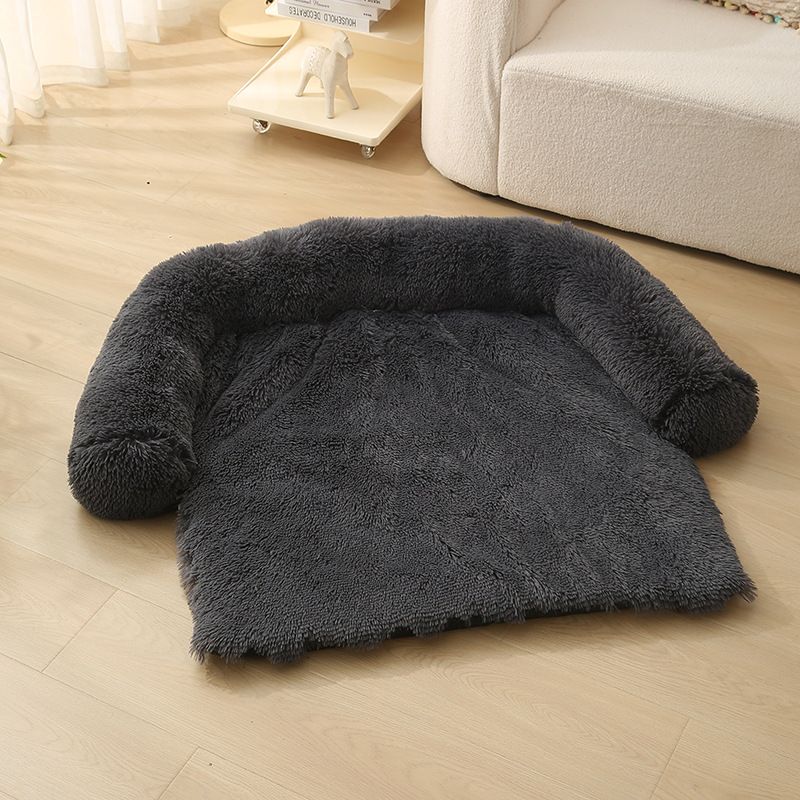 Sofa Pet Cushion Long Plush Winter Warm Bed Cat Removable Washable Dog Mat_voghion.com