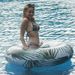 Thickened PVC Inflatable Pool Float - Rainbow/Star/Leaf/Orange Designs (Heavy-Duty 600D Non-Slip Grip Supports 250lbs UV-Resistant)_voghion.com