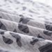 Gray Leopard Print Polyester Skin Friendly Bed Fitted Sheet Mattress Protector Fitted Sheet_voghion.com