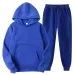 Men's Tracksuits Plain Fleece Sweatsuit Unisex Active Wear Men Two Piece Jogging Suits Wholesale Hoodie And Sweatpants_voghion.com