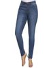 Extra Large Size Fashionable High Elastic Denim Pencil Pants For Women_voghion.com