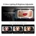 Direct Car LED Makeup Sun Visor Touchscreen Double Button Light-Up Mirror_voghion.com