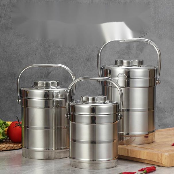 Contenitore per il riso in acciaio inossidabile, grande capacità, portatile, per studenti, lavoratori, ufficio, casa, contenitore per il pranzo isolato_voghion.com