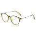 Metal anti-blue glasses retro flat lens women's makeup frame_voghion.com