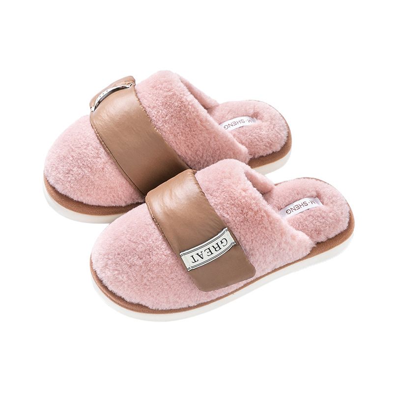 Slippers For Women & Men – Plush Fleece-Lined Indoor House Shoes With PVC Anti-Slip Sole, Soft Round-Toe Winter Comfort (Multiple Colors & Sizes)​_voghion.com