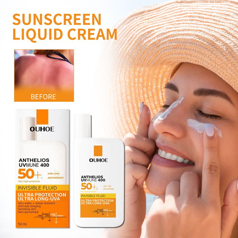 Eredeti 50 ml-es Face Ultra SPF50+ Body Anti-Tökéletlenség Anti-Shine Invisible Fluid fényvédő_voghion.com