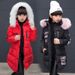 Cappotto invernale in cotone per bambine, con cappuccio e maniche lunghe, in stile coreano, per bambini di taglia media e grande_voghion.com